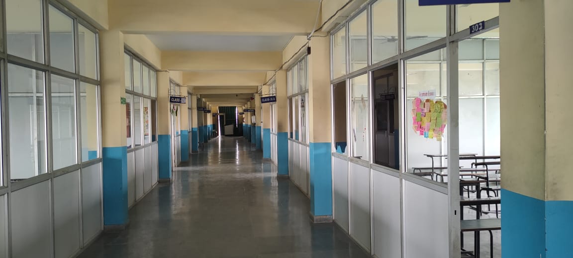 School corridor